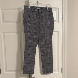 Calvin Klein Black and White Cropped Pants